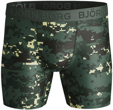 Мужские спортивные боксеры Björn Borg Shorts Per BB Digital Woodland 1P - зеленый