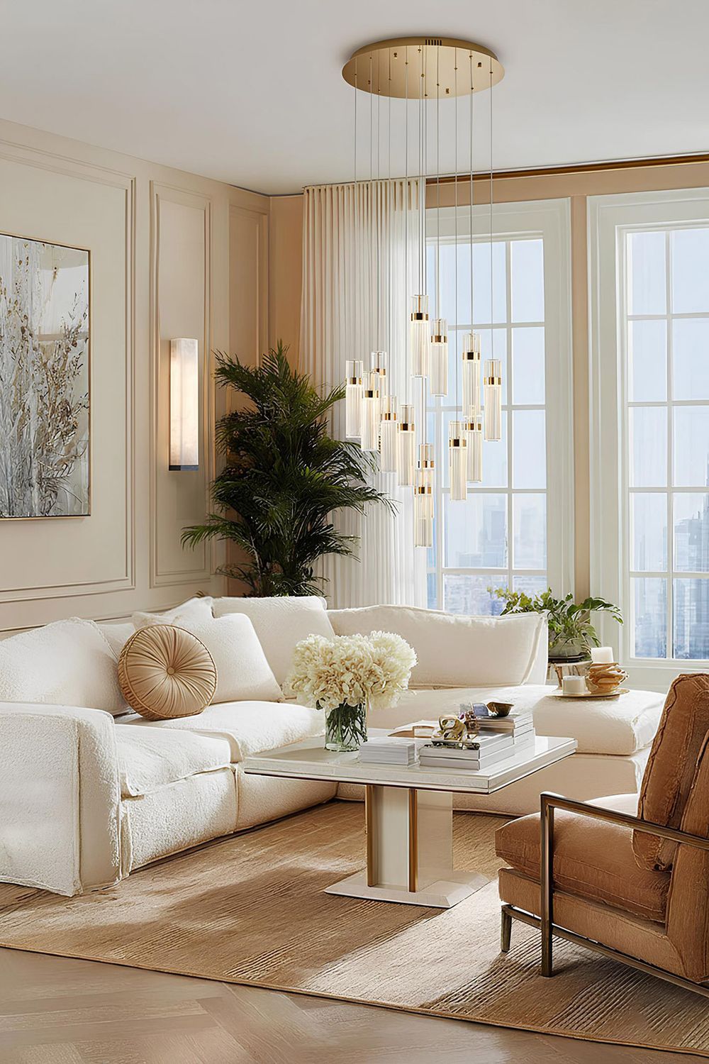 Подвесной светильник OM2367-F13 french gold