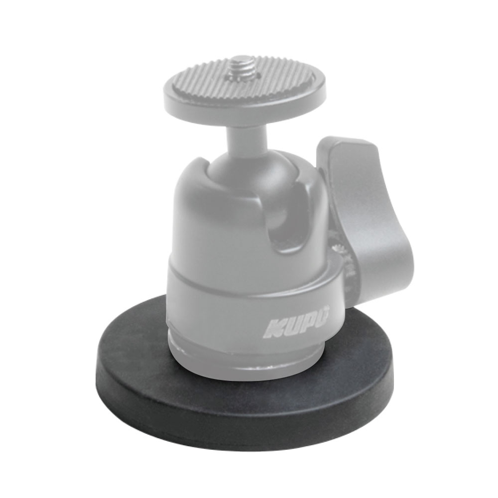 KUPO KS-366 Rubber coated magnet w/1/4"-20 male thread. Адаптер магнитный