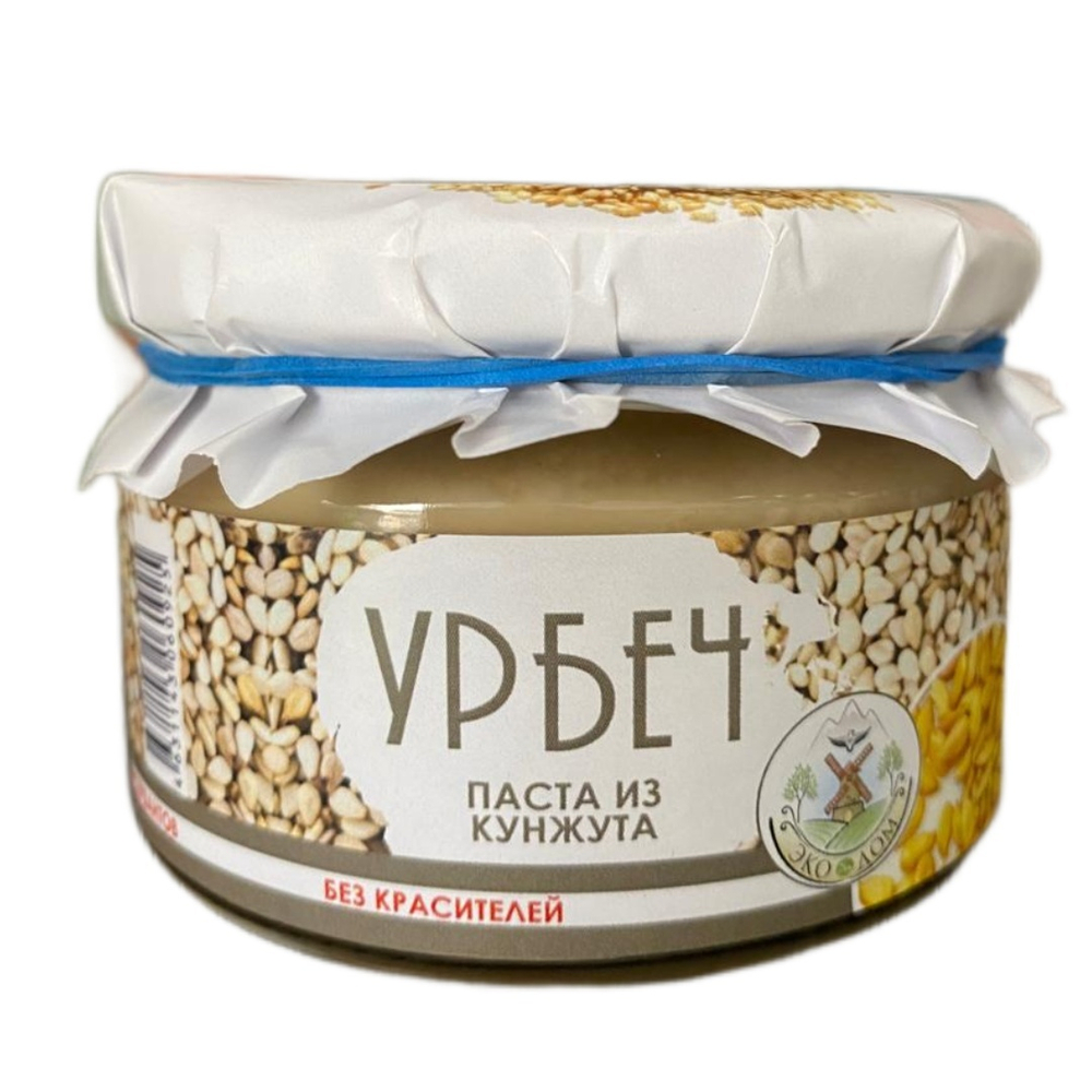 Урбеч из семян кунжута белого БЕЗ САХАРА, ЭКО ДОМ, 225гр