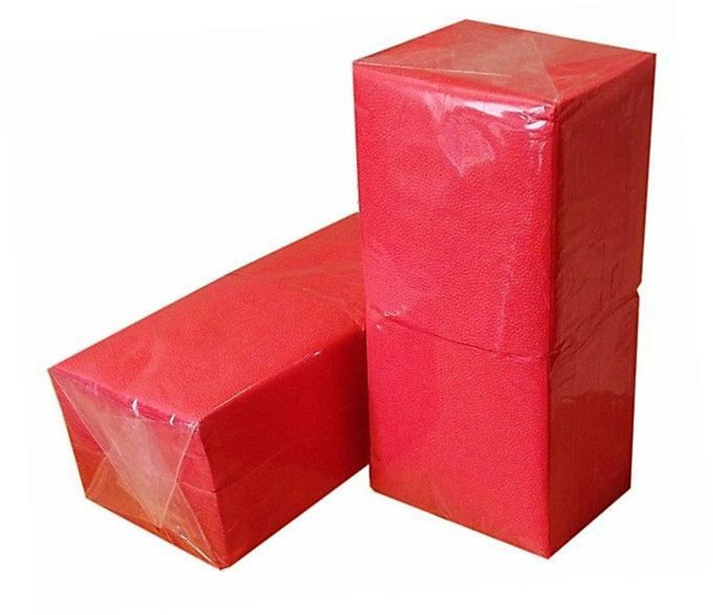 Салфетка КРАСНАЯ 24*24см (400шт/12уп)