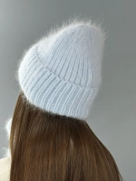 комплект шапка с шарфом- снуд зимний вязаный