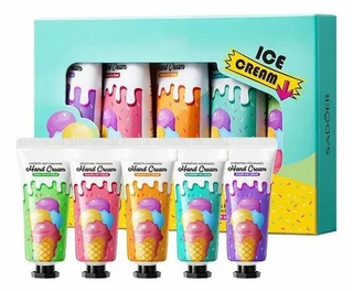 Набор парфюмированных кремов для рук SADOER Ice Cream 5x20 гр