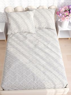 Постельное белье сатин Milky Garden "Classic" 1,5-сп Наволочка 70x70 см 1 шт Простынь 150x215 см Пододеяльник 145x215 см