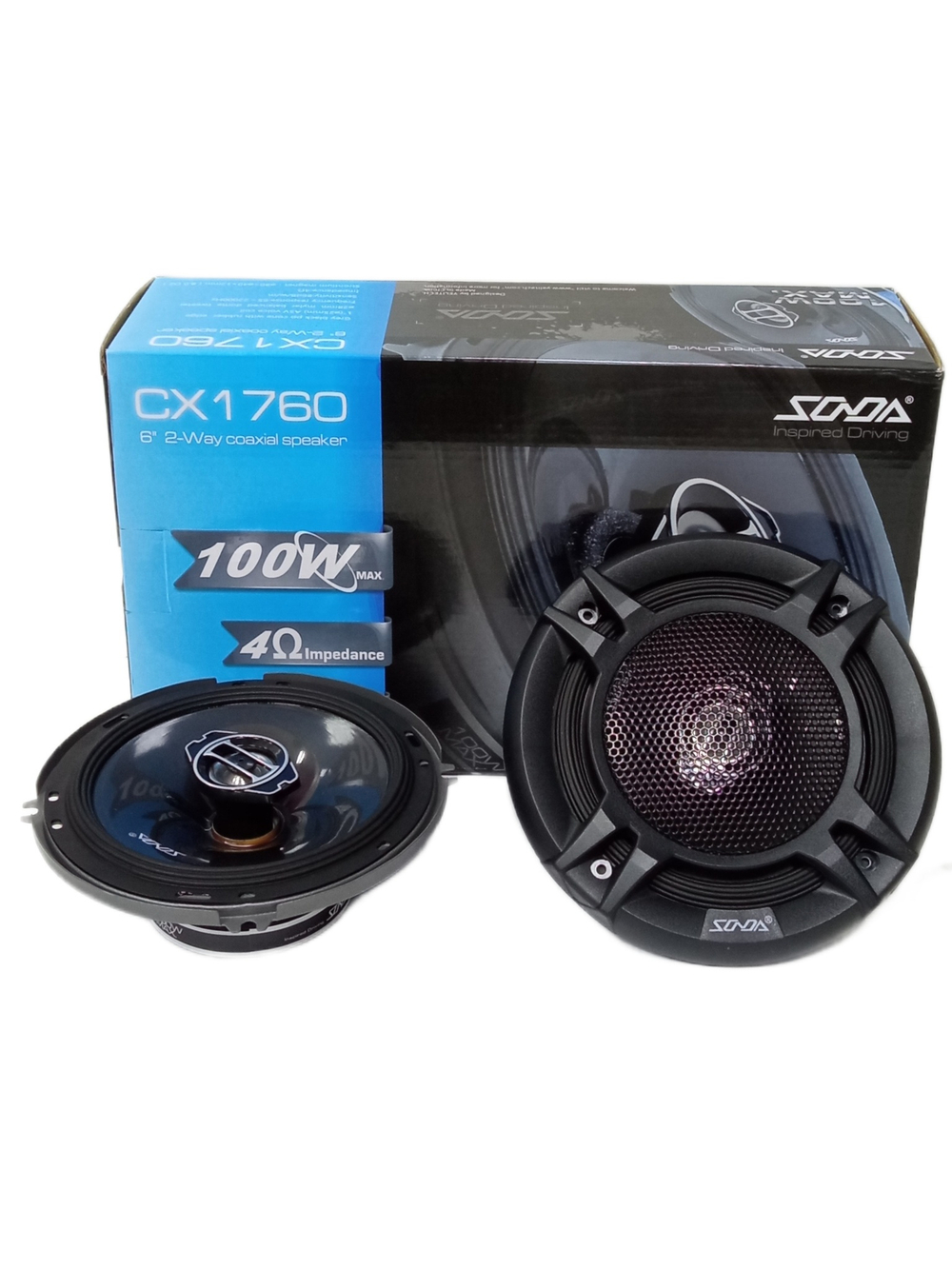 Автоколонки 16см. 2-Way 6" с сетками "комплект2шт" Sonda CX-1760