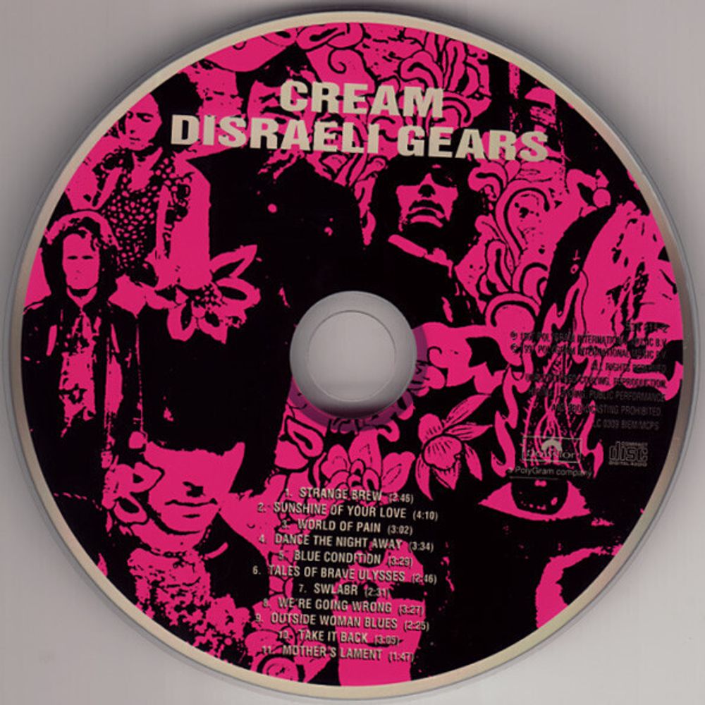 Cream. Disraeli Gears (CD)