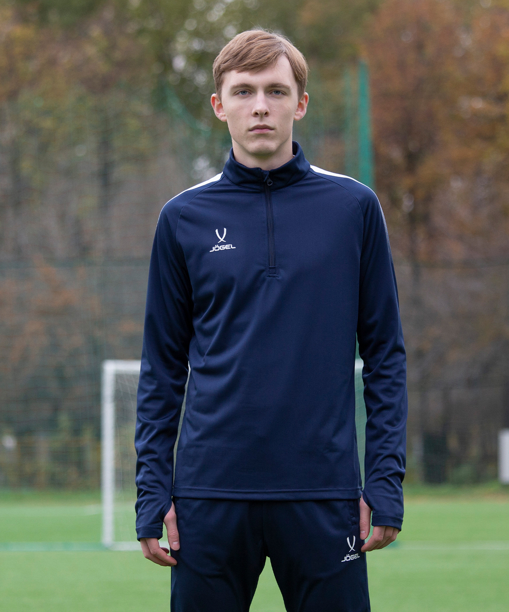 Джемпер тренировочный CAMP Training Top 1/4 Zip, темно-синий