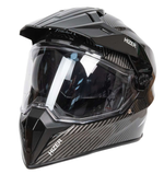 Шлем мото мотард HIZER J6808 №4 (XXL) carbon (2 визора)