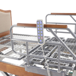 Кровать электрическая Med-Mos DB-2B с поворотным креслом в левую сторону (коричневый)