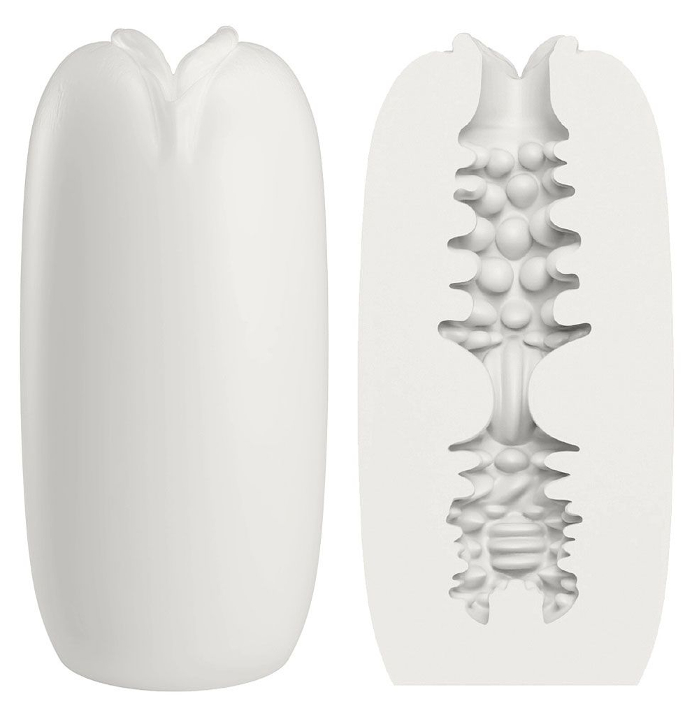 Белый мастурбатор-вагина Olga