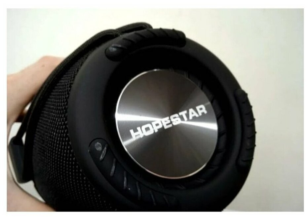 Портативная беспроводная Bluetooth колонка HOPESTAR H51/портативная акустика /блютуз колонка 55Вт (Черный)