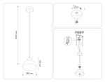 TR83133 LW/FR светлое дерево/белый матовый E27 max 40W D180*1040