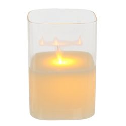 GAEM Изделие декоративное "Свеча" (подсветка, 3хАА н/п), L9 W9 H12,5 см