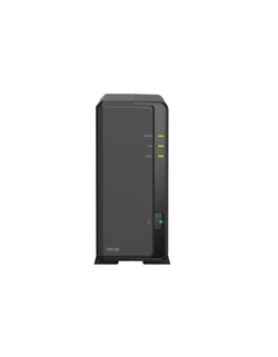 Synology DS124 Сетевое хранилище 1x 2.5" / 3.5", горячая замена, RAID modes: keine, 1x GB-LAN, Веб-сервер, 2x USB3.0, процессор: Quad Core 1.40 GHz, 1 GB ОЗУ