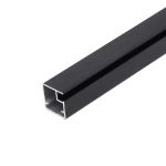 Алюминиевый рамочный профиль для фасадов, Черный браш, купить с доставкой, Казахстан