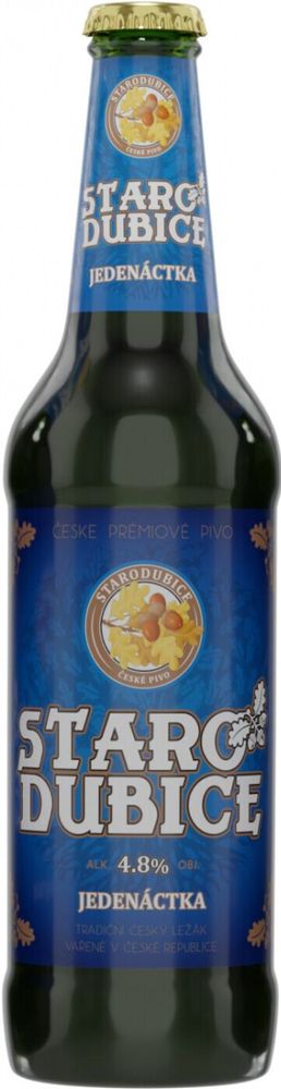 Пиво Стародубице Йеденактка / Starodubice Jedenactka 0.5 - стекло