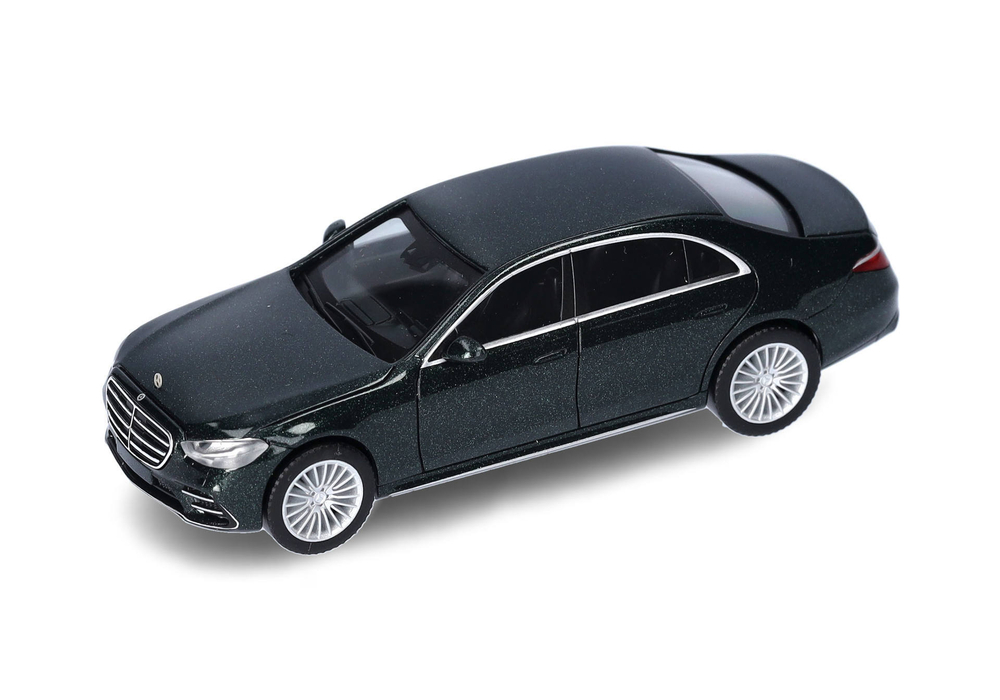 Автомобиль Mercedes-Benz S-Klasse, изумрудно-зеленый металлик