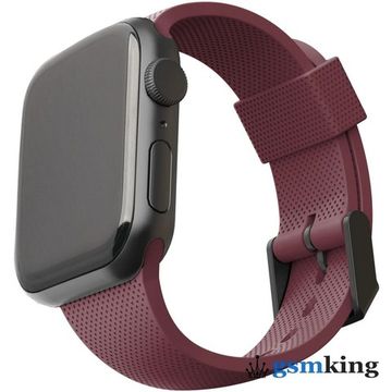 UAG DOT Textured Silicone Strap for Apple Watch 42|44|45mm Aubergine (Баклажановый)19249K314747