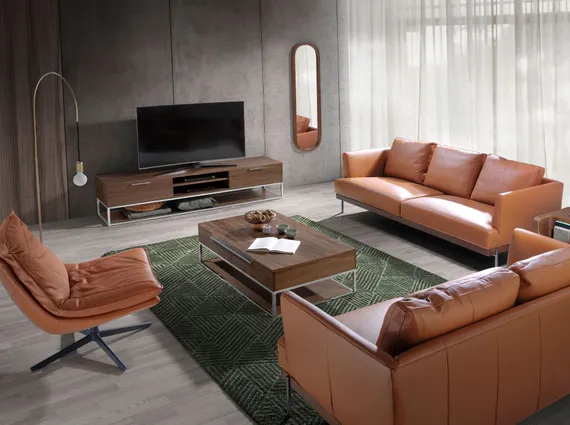 Зеркало напольное 3234/MR2201 в раме из орехового дерева