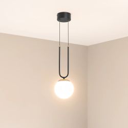 Светильник SP-BEADS-HANG-U-R130-10W Warm3000 (BK-GD, 275 deg, 230V) (Arlight, IP20 Металл, 5 лет) 036527
