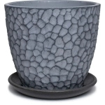 Горшок керамический БЕТОН МАНГО D150 ММ 1,3Л СЕРЫЙ