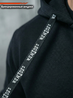 Толстовка с капюшоном и карманом на молнии мужская LEGENDA Urban черная