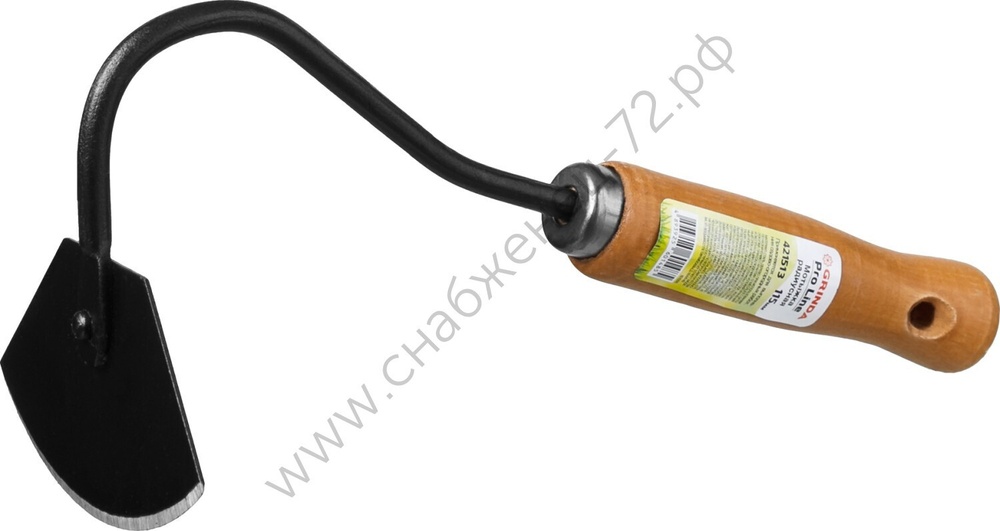 GRINDA ProLine 65х115х275 мм, деревянная ручка, радиусная мотыжка (421513)