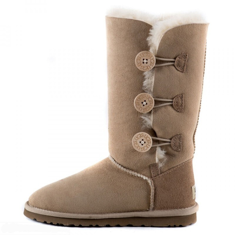 Угги Bailey Button Triplet Sand