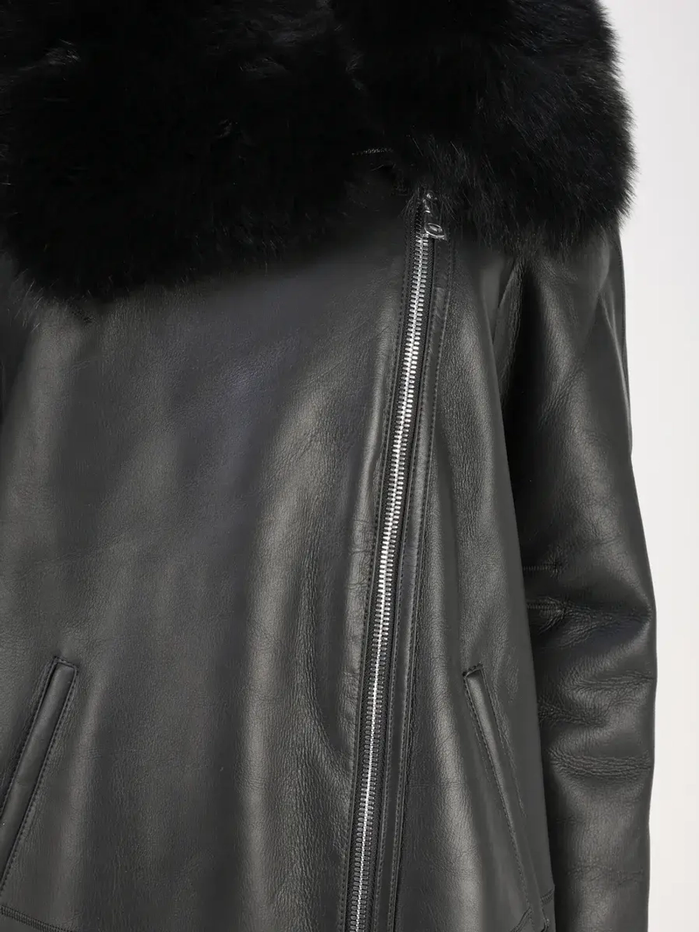 Дубленка зимняя натуральная длинная