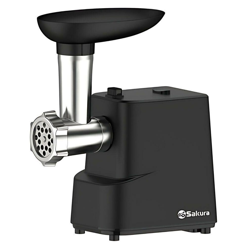 Мясорубка электрическая SA-6429BK, 1500Вт, реверс, черная