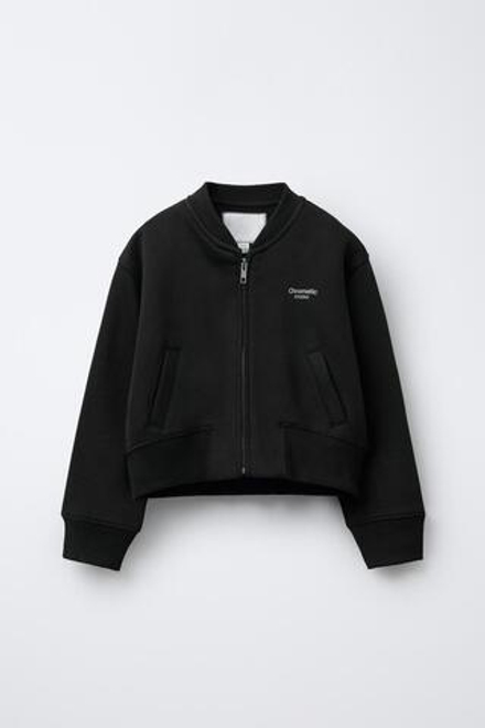 ZARA ТОЛСТОВКА С КРУГЛЫМ ВЫРЕЗОМ, ЧЕРНЫЙ