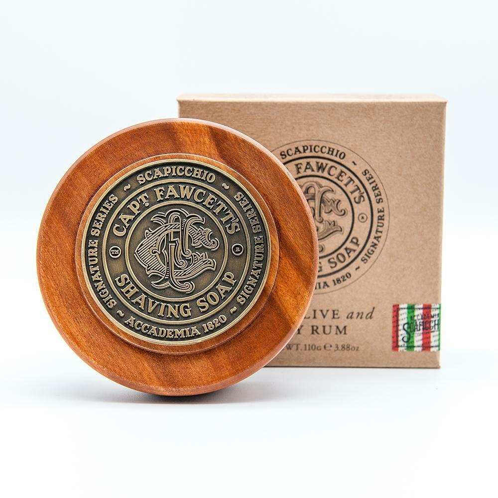 Captain Fawcett Shaving Soap Scapicchio Fig Olive & Bay Rum - Мыло для бритья 110 гр