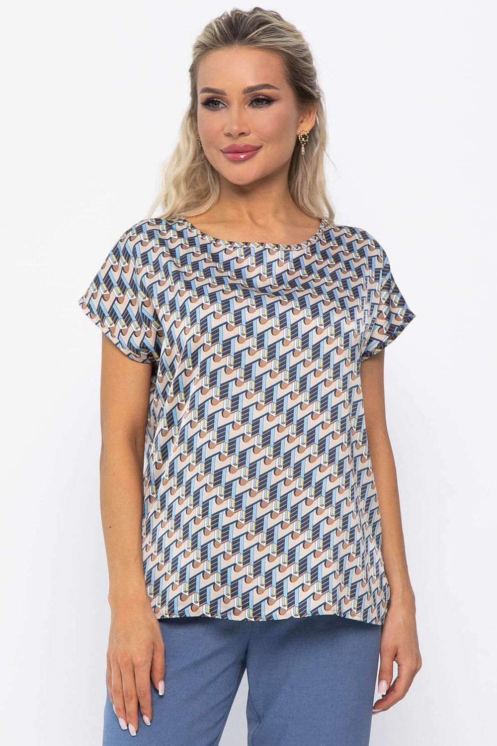 Блуза Покоряя сердца (мультиколор) Б13541-1М LT Collection