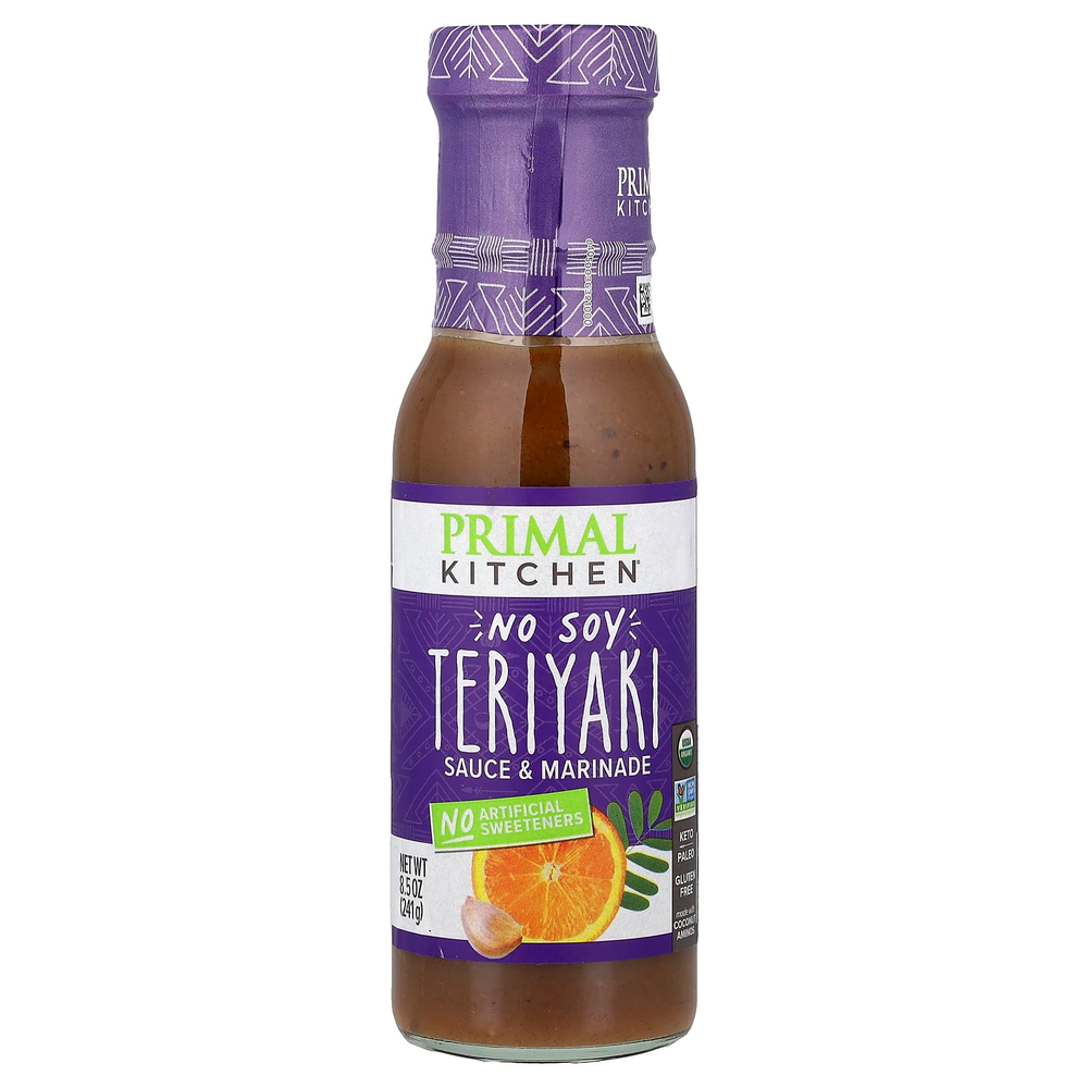 Primal Kitchen, соус терияки и маринад без сои, 241 г (8,5 унции)