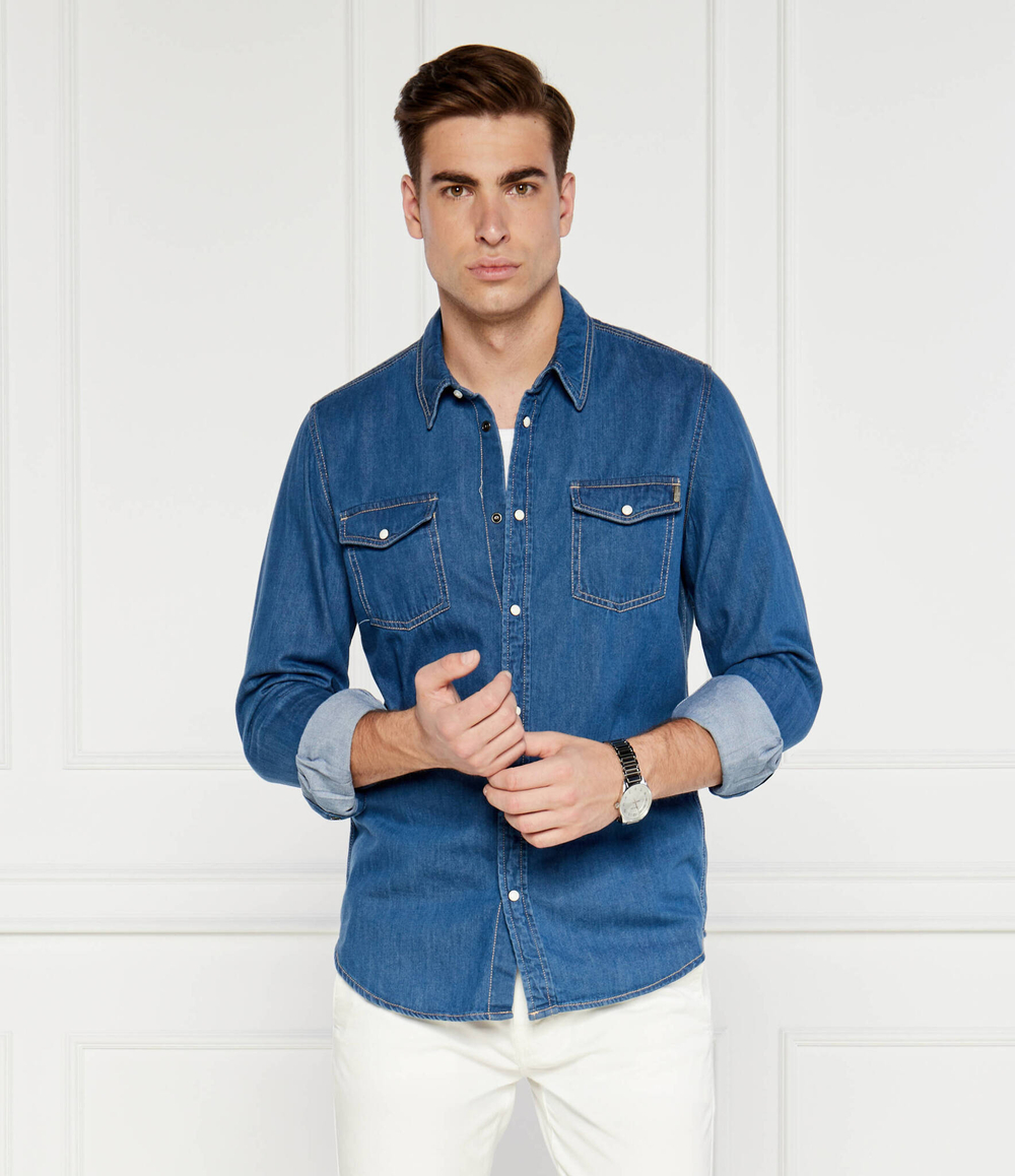 Джинсовая рубашка Pepe Jeans London - голубой(PM308586HT8)