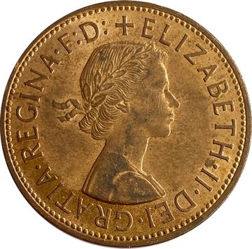 1 пенни 1961-1970 Великобритания