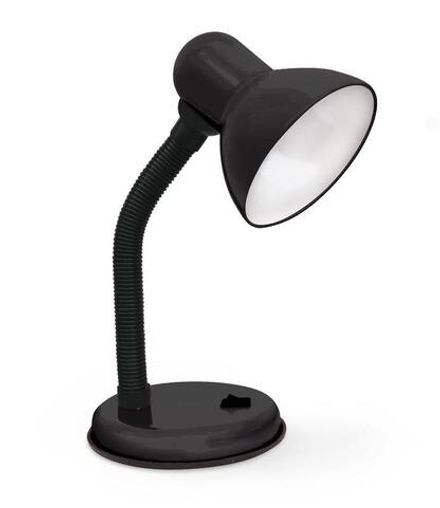 Светильник настольный СНО 22Ч 60Вт E27 230В под лампу на основании с подвесом черн. IN HOME 4690612046877