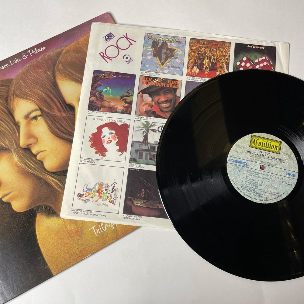 Винтажная виниловая пластинка LP Emerson, Lake and Palmer Trilogy (USA 1972) The Sherriff