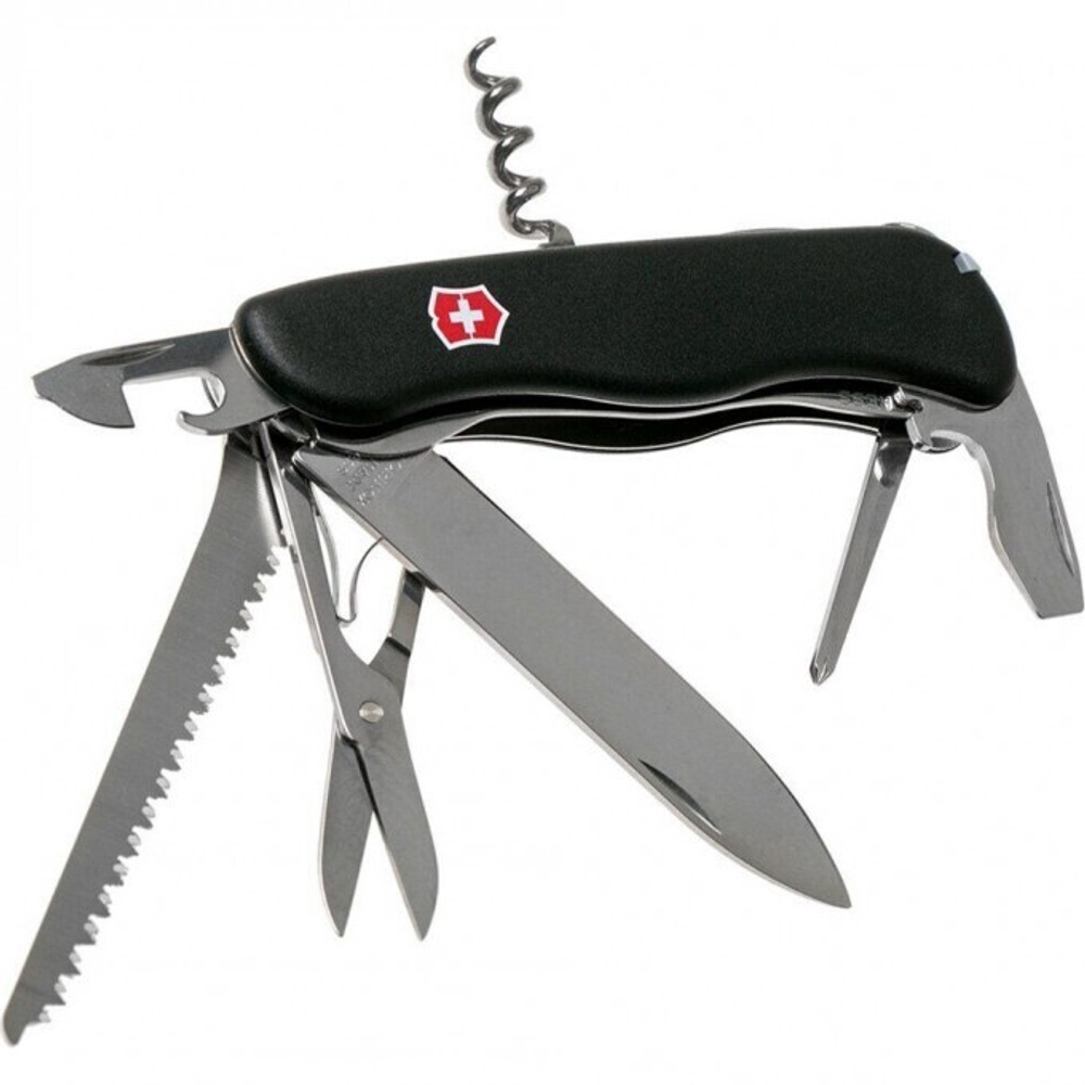Нож Victorinox Outrider, 111 мм, 14 функций, черный