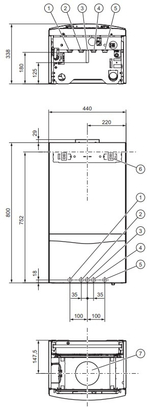 Котел газовый настенный Vaillant atmoTEC plus VUW 240/5-5 (H-RU/VE), 24 кВт