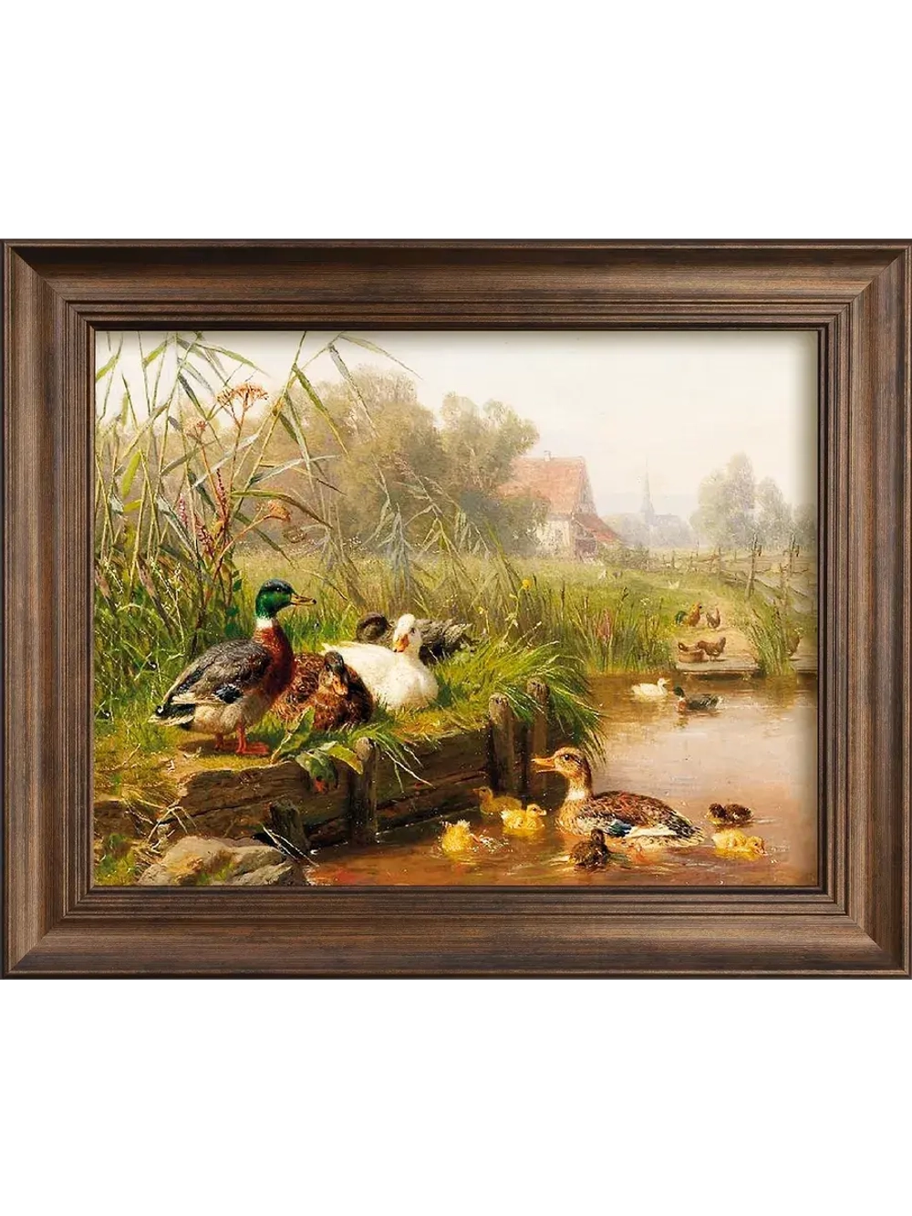 Картина интерьерная на холсте в раме 25*31 см