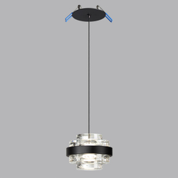 5031/6L L-VISION ODL24 000 чёрный/металл/акрил Подвес LED 6W 4000K 432лм KLOT