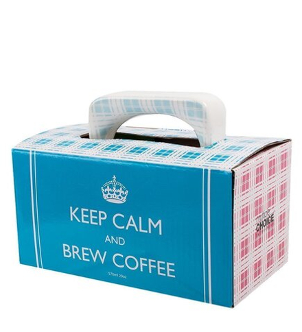 TC-28 Кружка «Кофемания» (Keep Calm and Brew Coffee/TOPCHOICE)