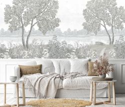 Пейзаж Берег Лоймины панно