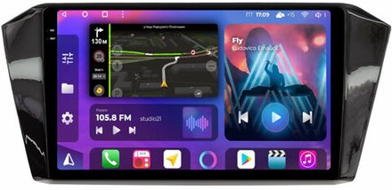 Магнитола для Volkswagen Passat B8 2015+ (без штатного усилителя) - FarCar BM518M монитор 10.36" QLED на Android 14, TS10, 4+32Гб, CarPlay, 4G SIM-слот