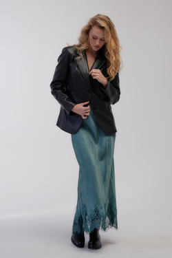 Юбка с кружевом