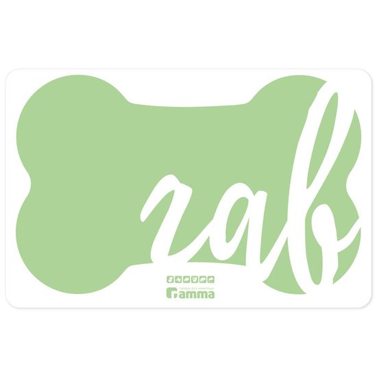 Gamma Коврик под миску "Гав", 430*280мм