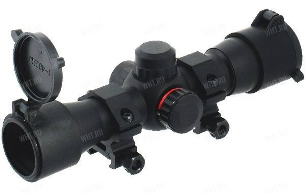 Коллиматорный прицел Leapers Golden Image Quick Aim Electronic Dot Sight c кольцами 25,4 на Weaver