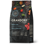 Grandorf Fresh Cat Potato корм сухой беззерновой для стерилизованных кошек ягнёнок,батат
