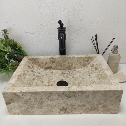 Раковина из мрамора Prau Crem SM-61580 (51*35*14)